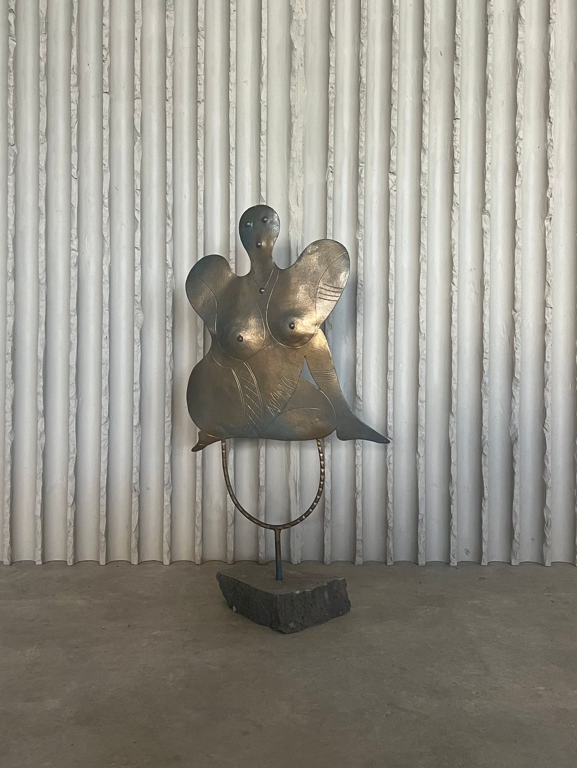 Metal sculpture by Antonio Misuraca, Italy 1980s