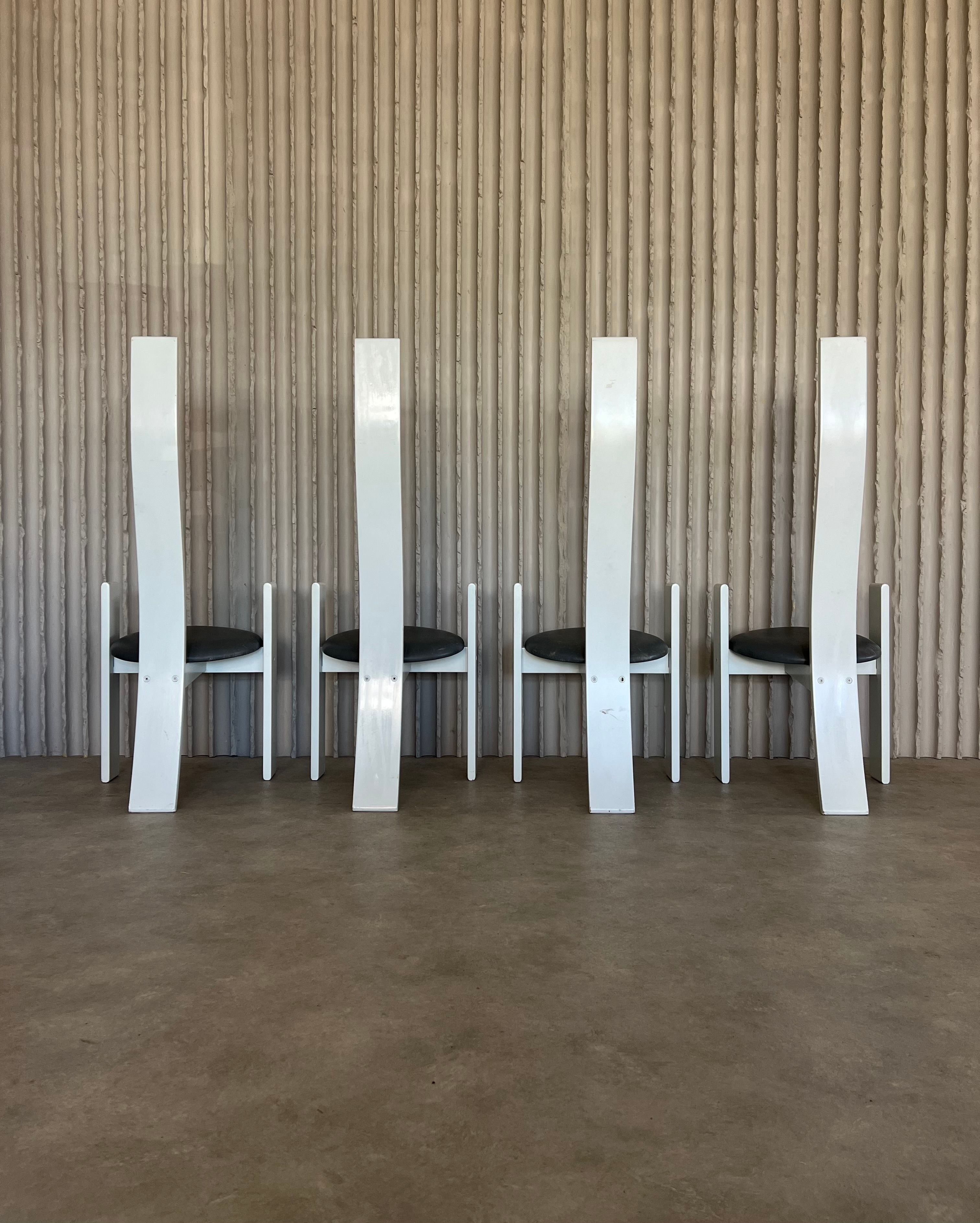 “Golem” chairs by Vico Magistretti for Carlo Poggi Pavia, 1968