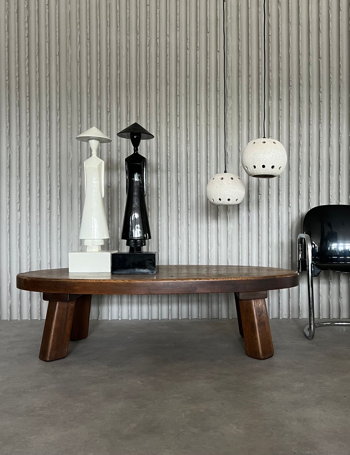 Set of handcrafted textured pendant lights Set of handcrafted textured pendant lights