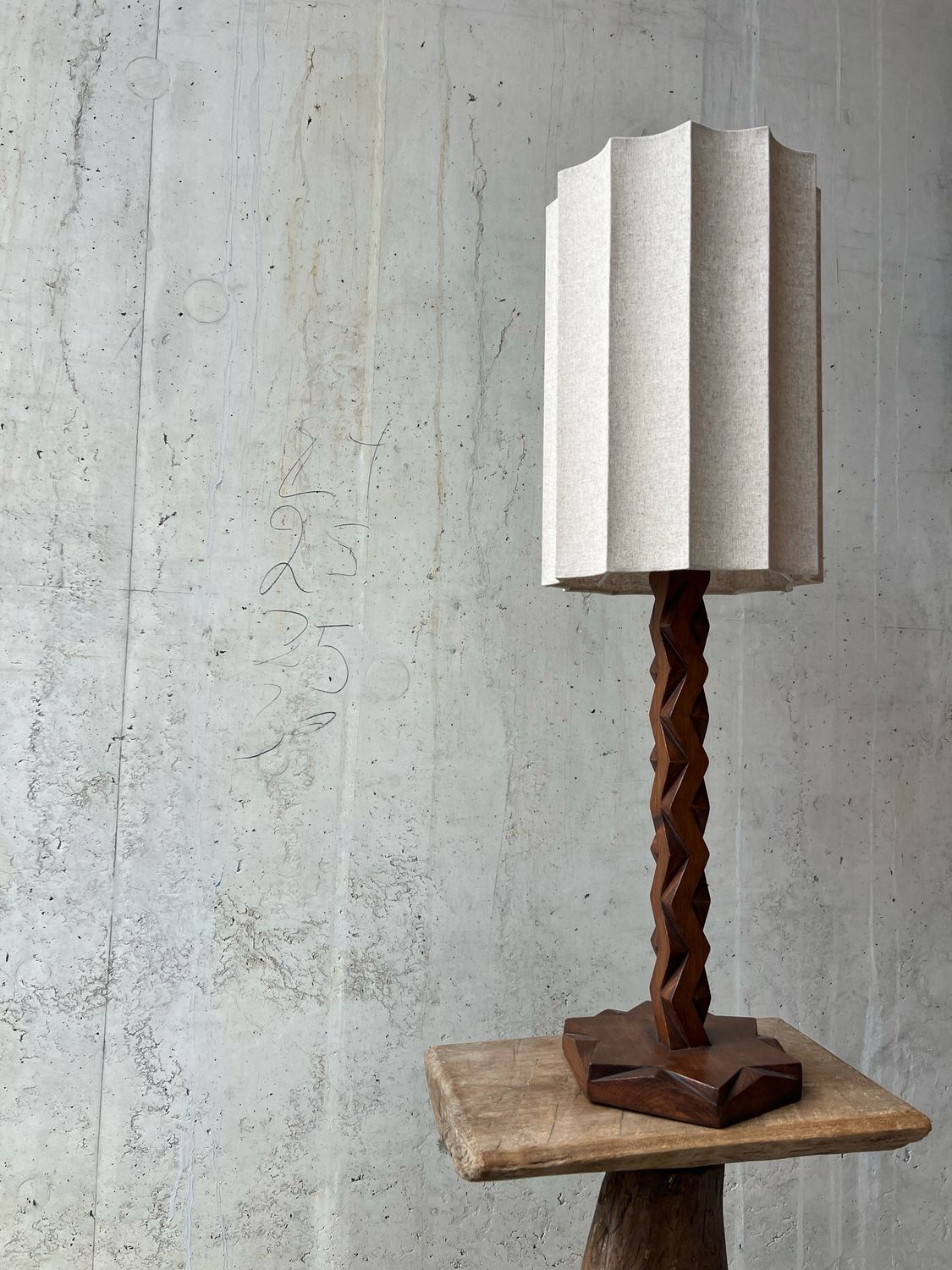Handmade Brancusi table lamp