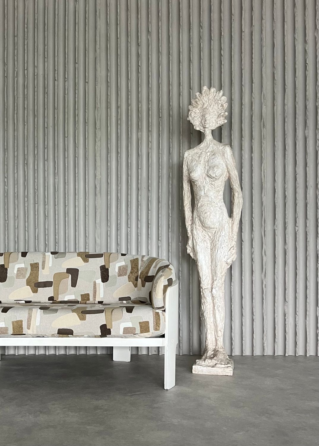 Rare "BZ48" Sofa by Hans Ell for Spectrum – Newly Upholstered