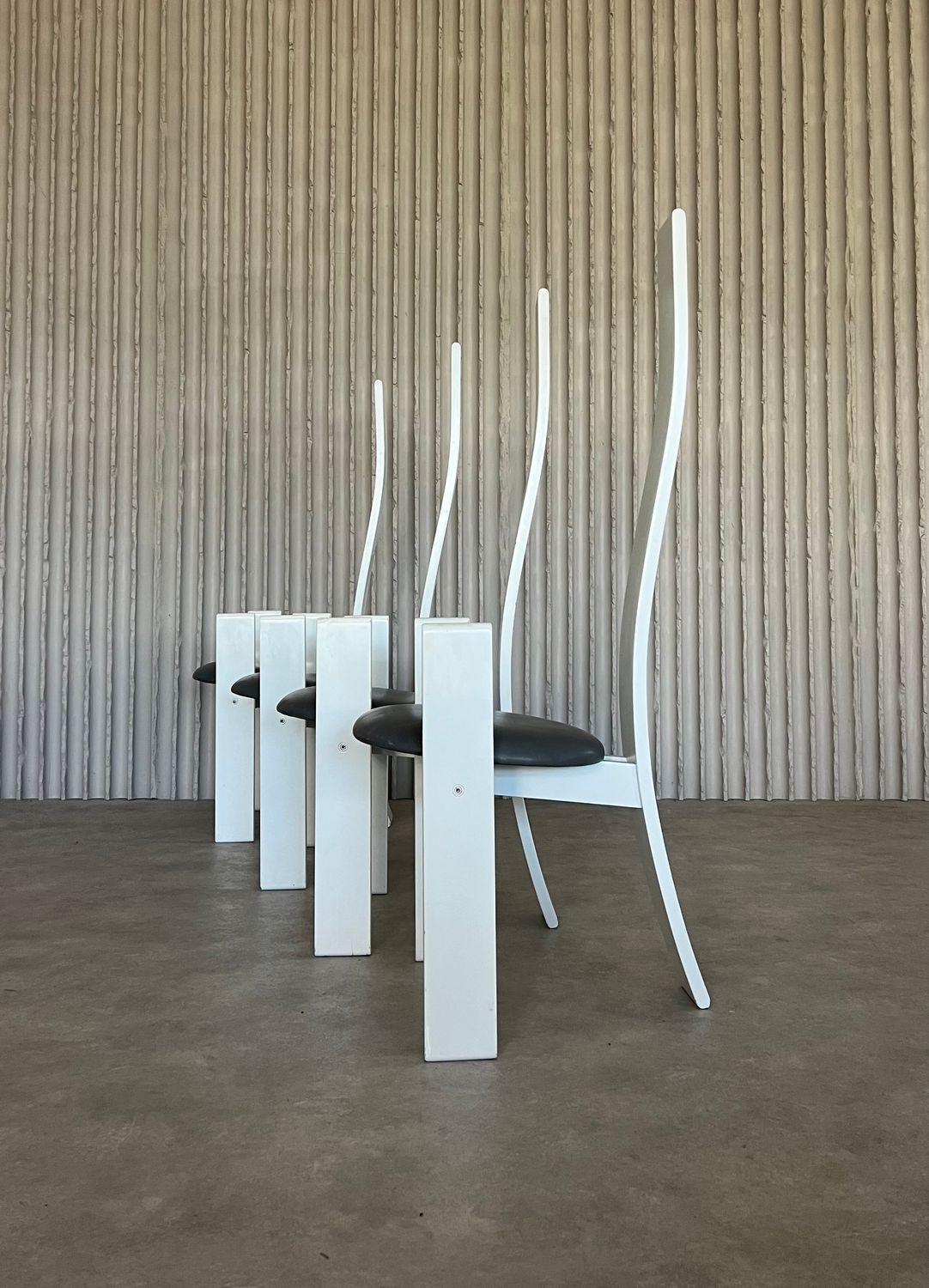 “Golem” chairs by Vico Magistretti for Carlo Poggi Pavia, 1968