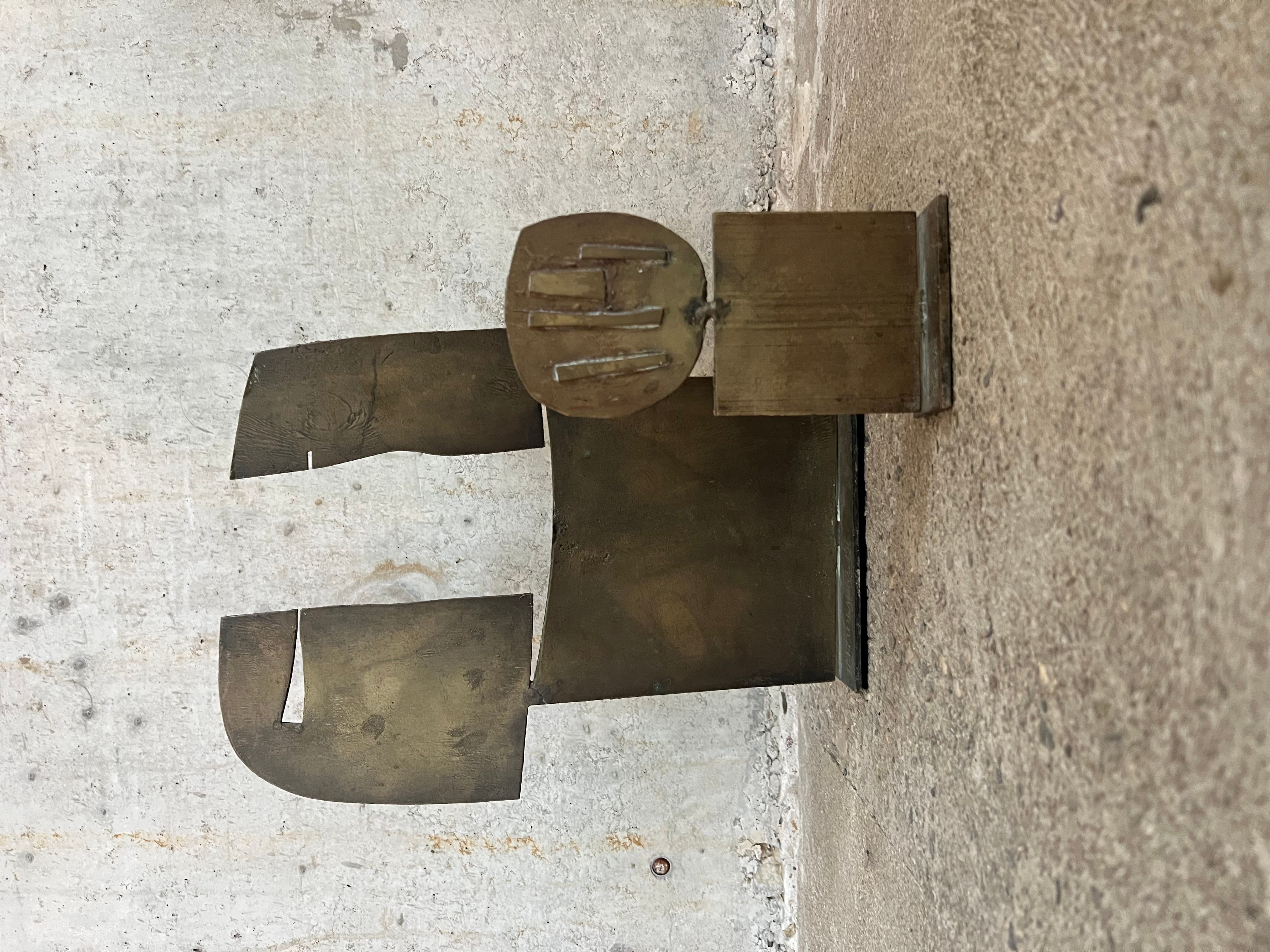 Pair of Metal Sculptures by Mario Pecoraino,  1967