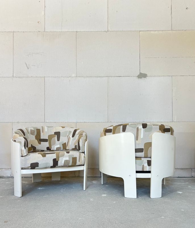 Rare pair of “SZ48” lounge chairs by Hans Ell for Spectrum