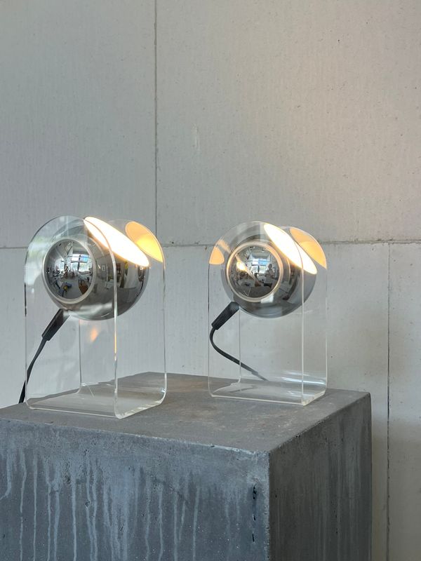 Set of  "Sensorette" table lamps by Insta elektro Germany