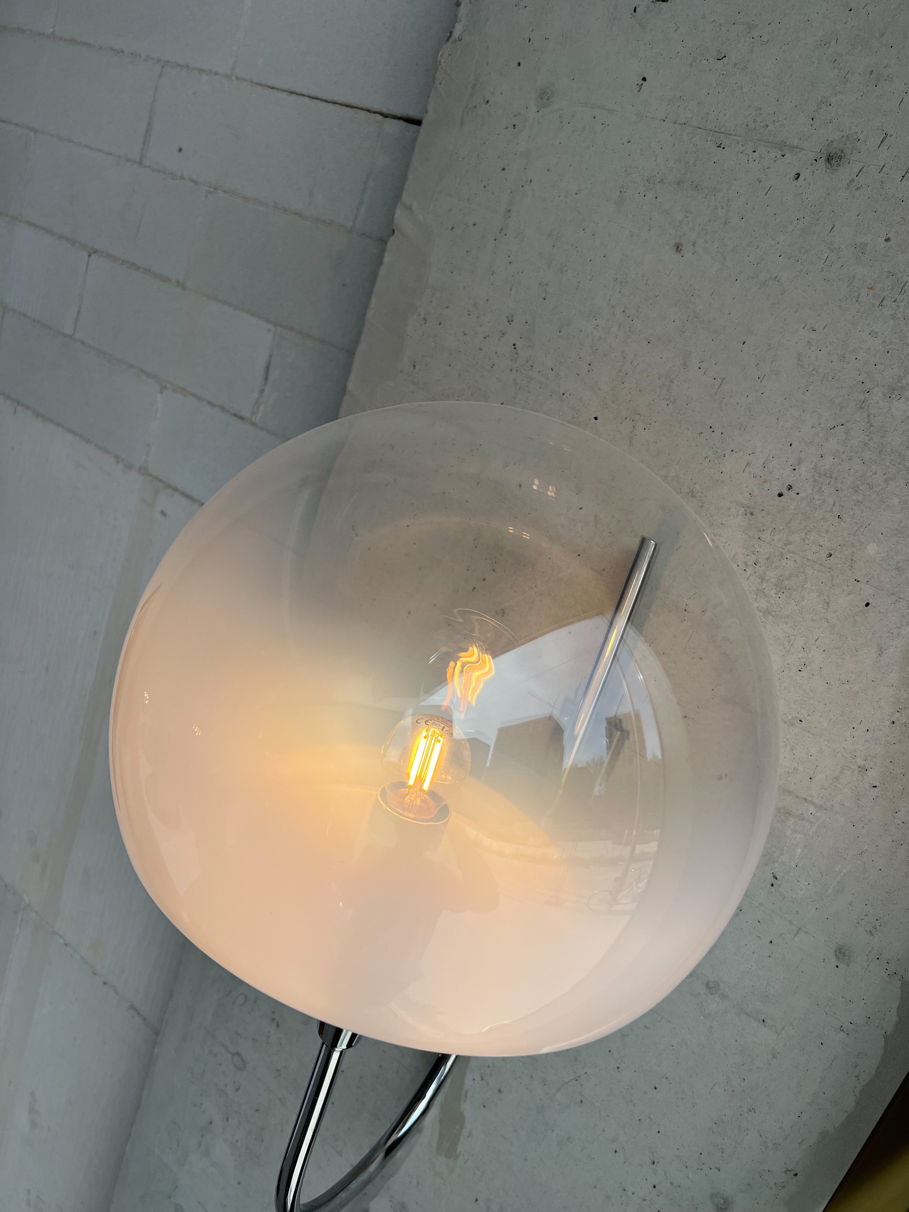 Italian wall lamp - gradient glass globe - 3 available