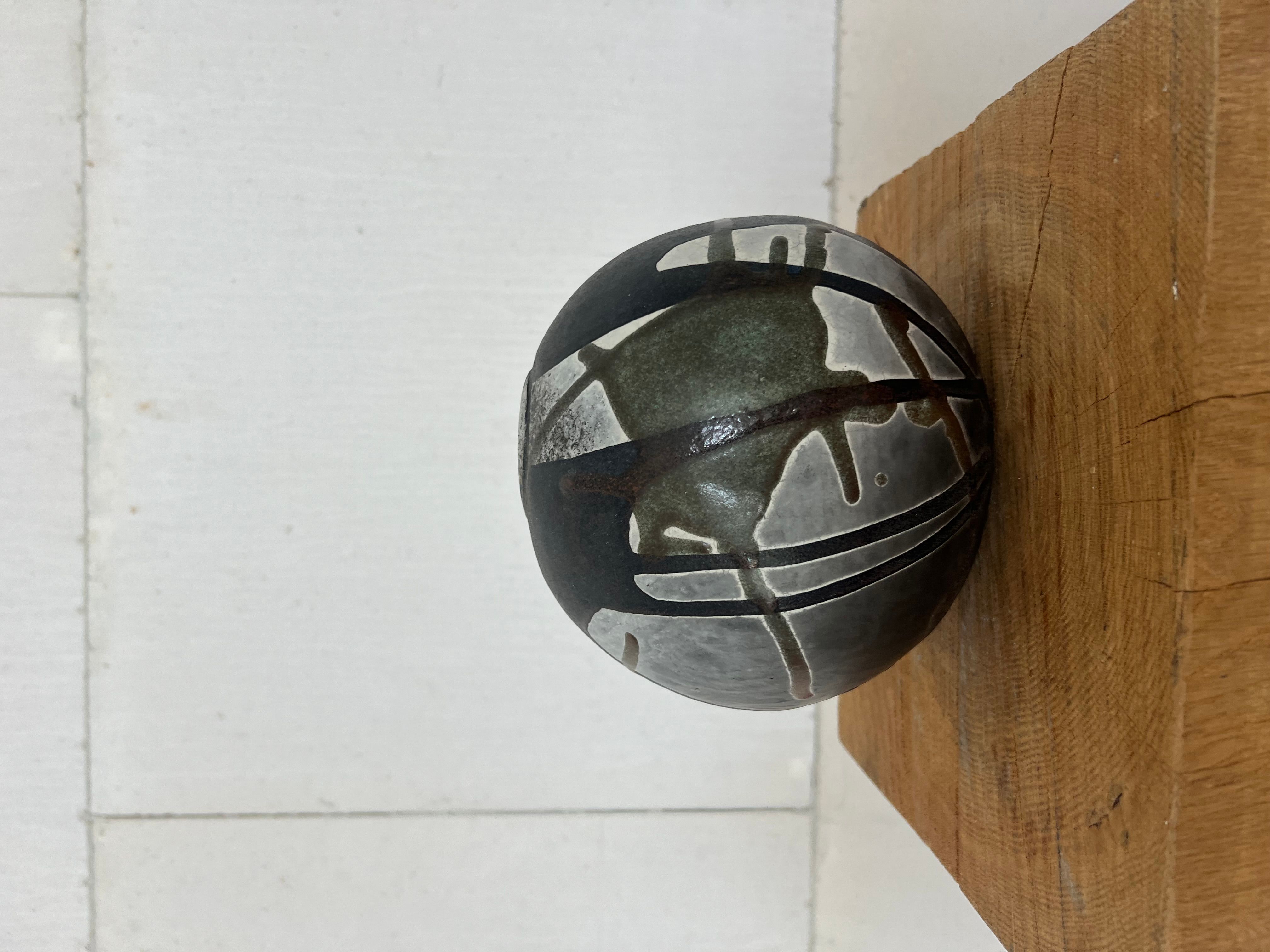 Handmade Studio Ceramic Vase, 1970s