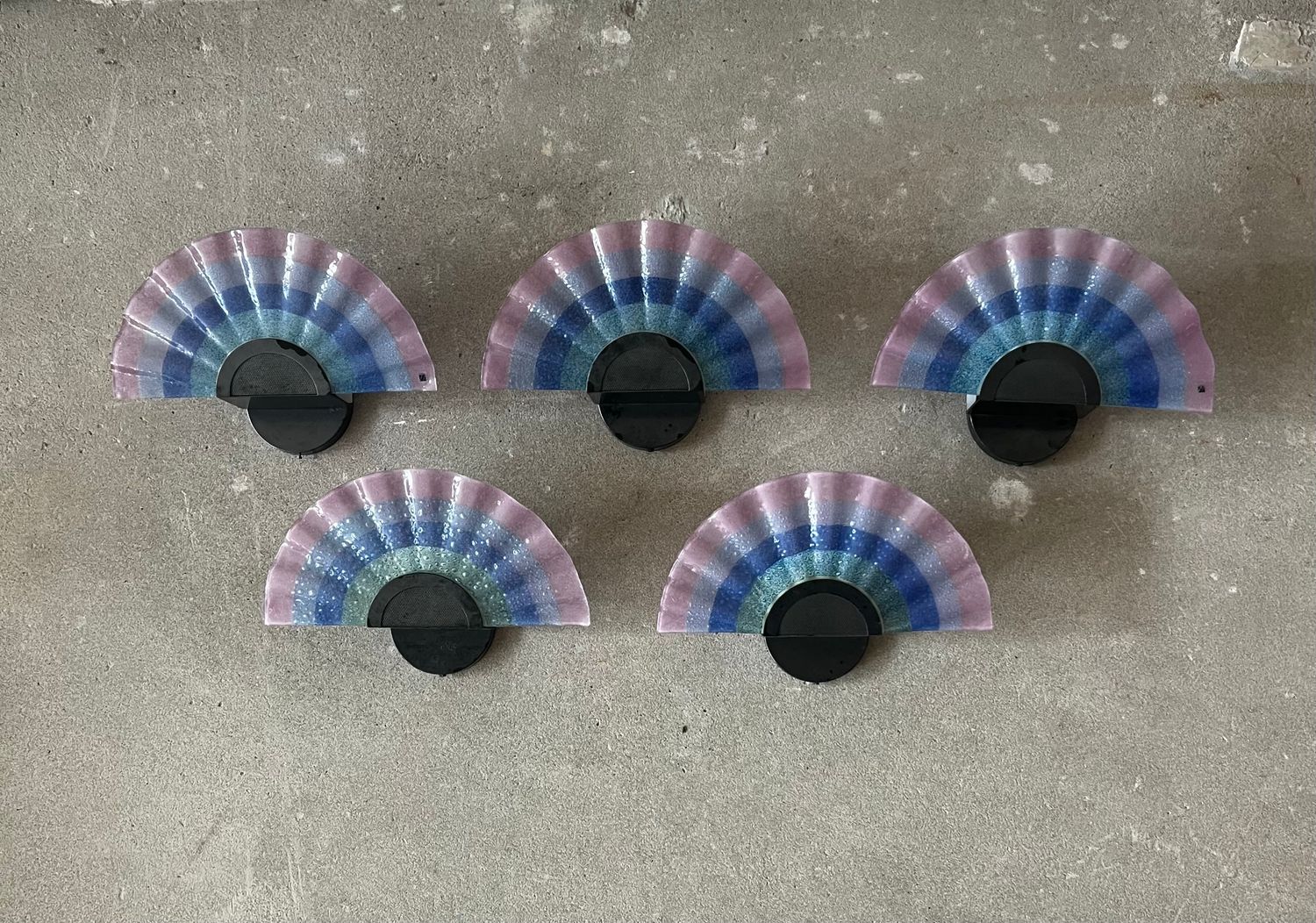 Large Zonca Wall Lamps, Italy, 1980s - 5 available Large Zonca Wall Lamps, Italy, 1980s - 5 available