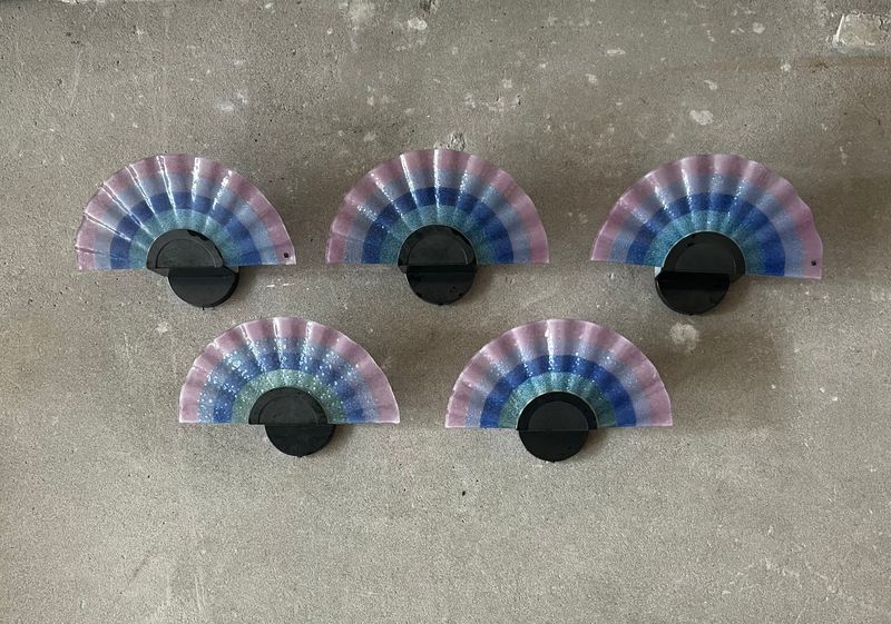Large Zonca Wall Lamps, Italy, 1980s - 5 available Large Zonca Wall Lamps, Italy, 1980s - 5 available