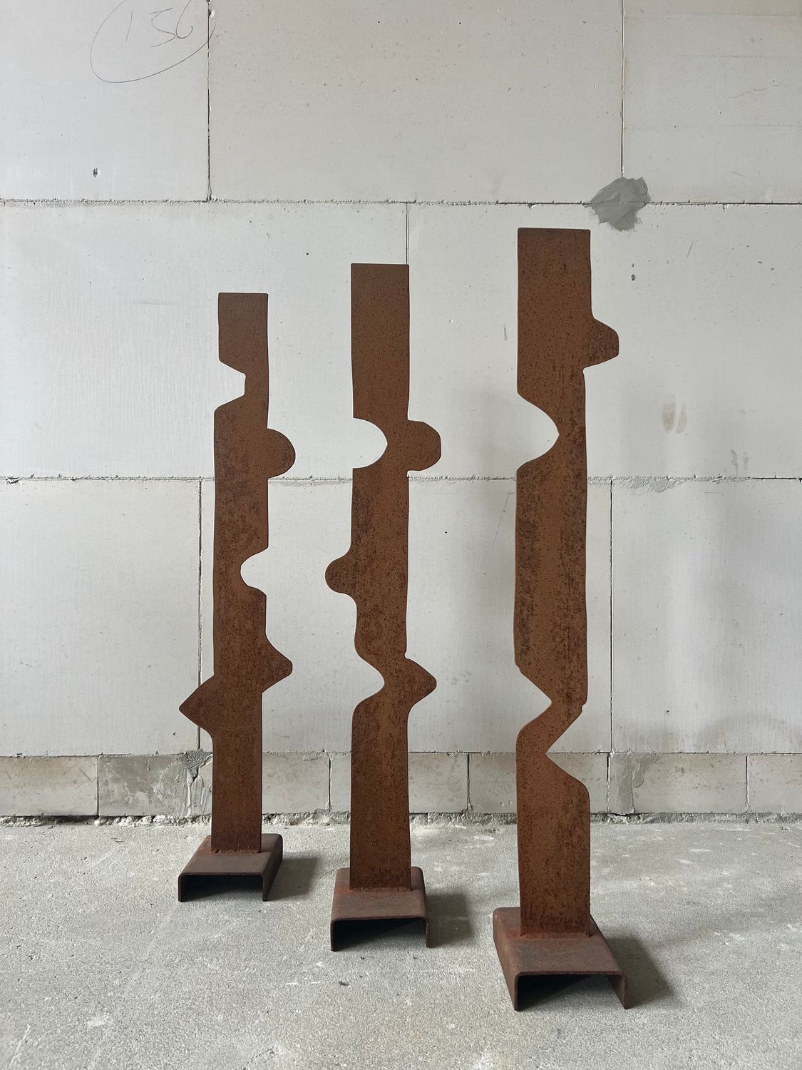 Abstract Steel Sculpture, Netherlands, 1970s