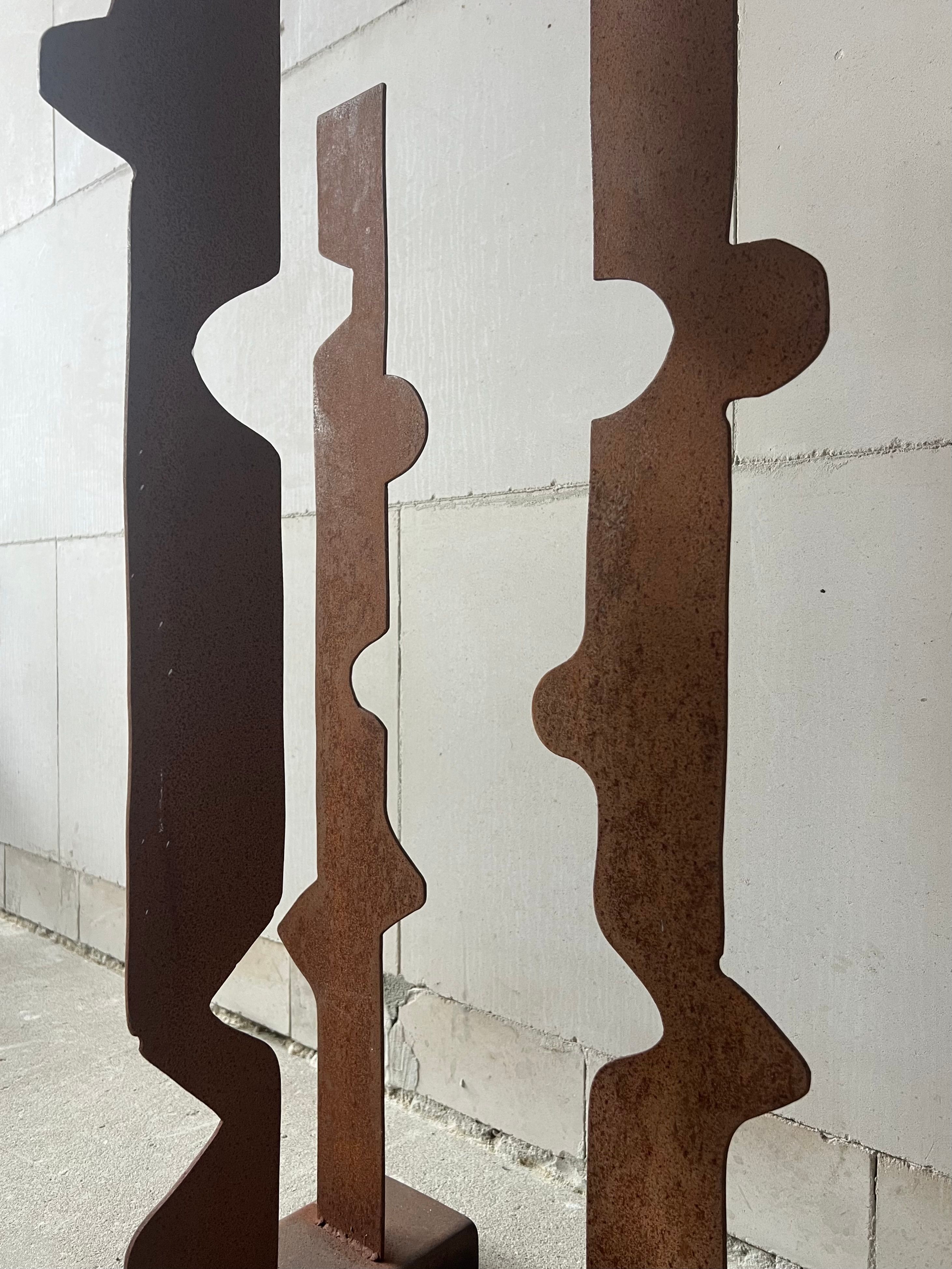 Abstract Steel Sculpture, Netherlands, 1970s