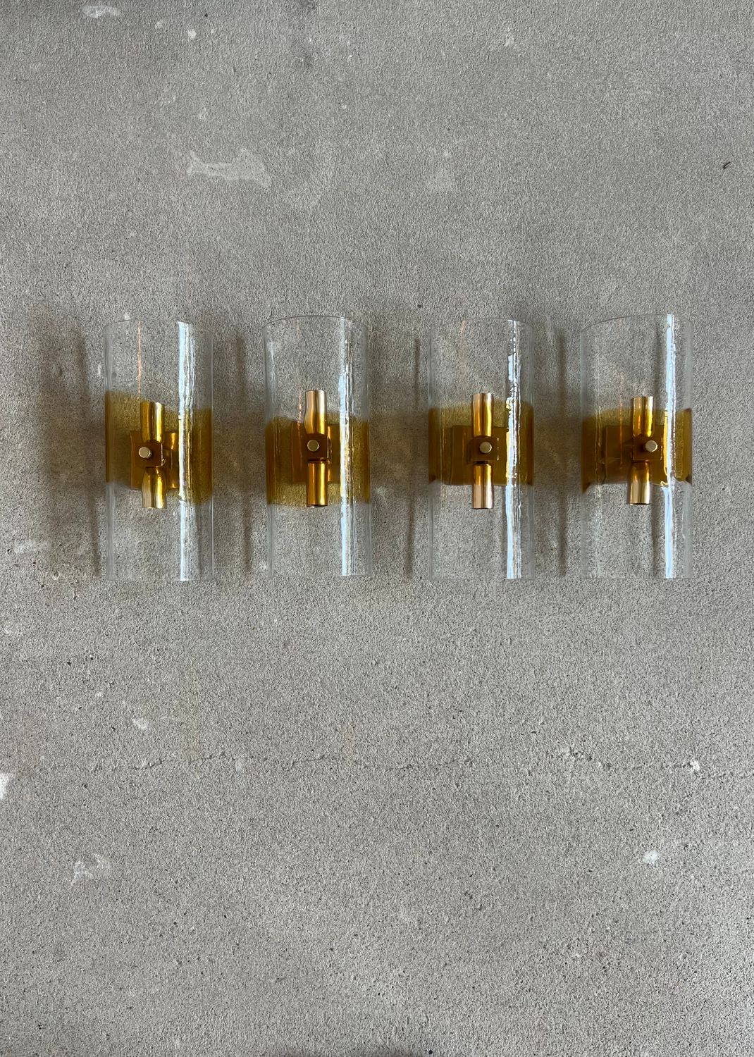 Italian Glass Wall Sconces Set of 4 Available | Sold Individually or as a Group