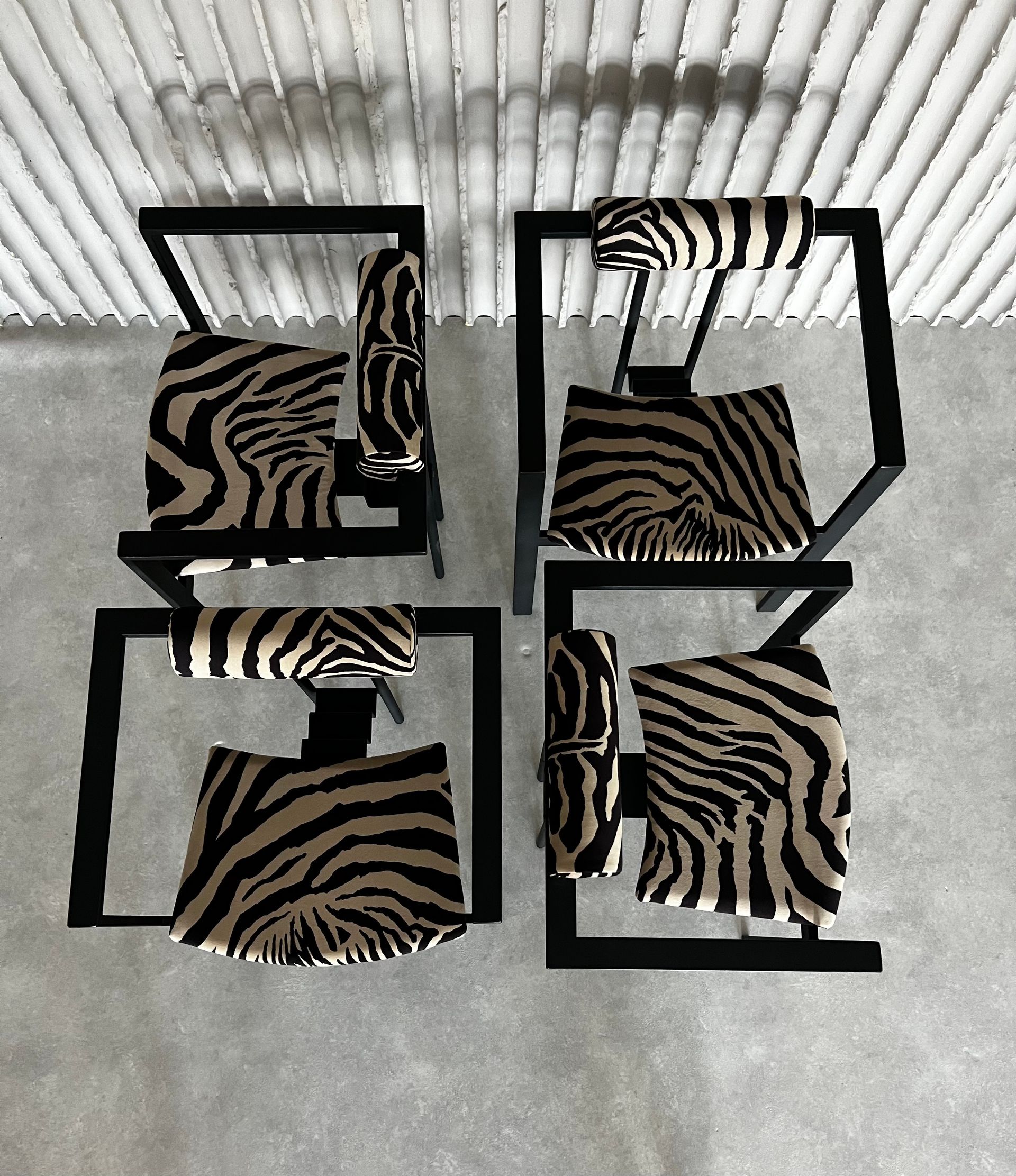 Trix Chairs by Karl-Friedrich Förster for KFF Set of Four | Newly Upholstered