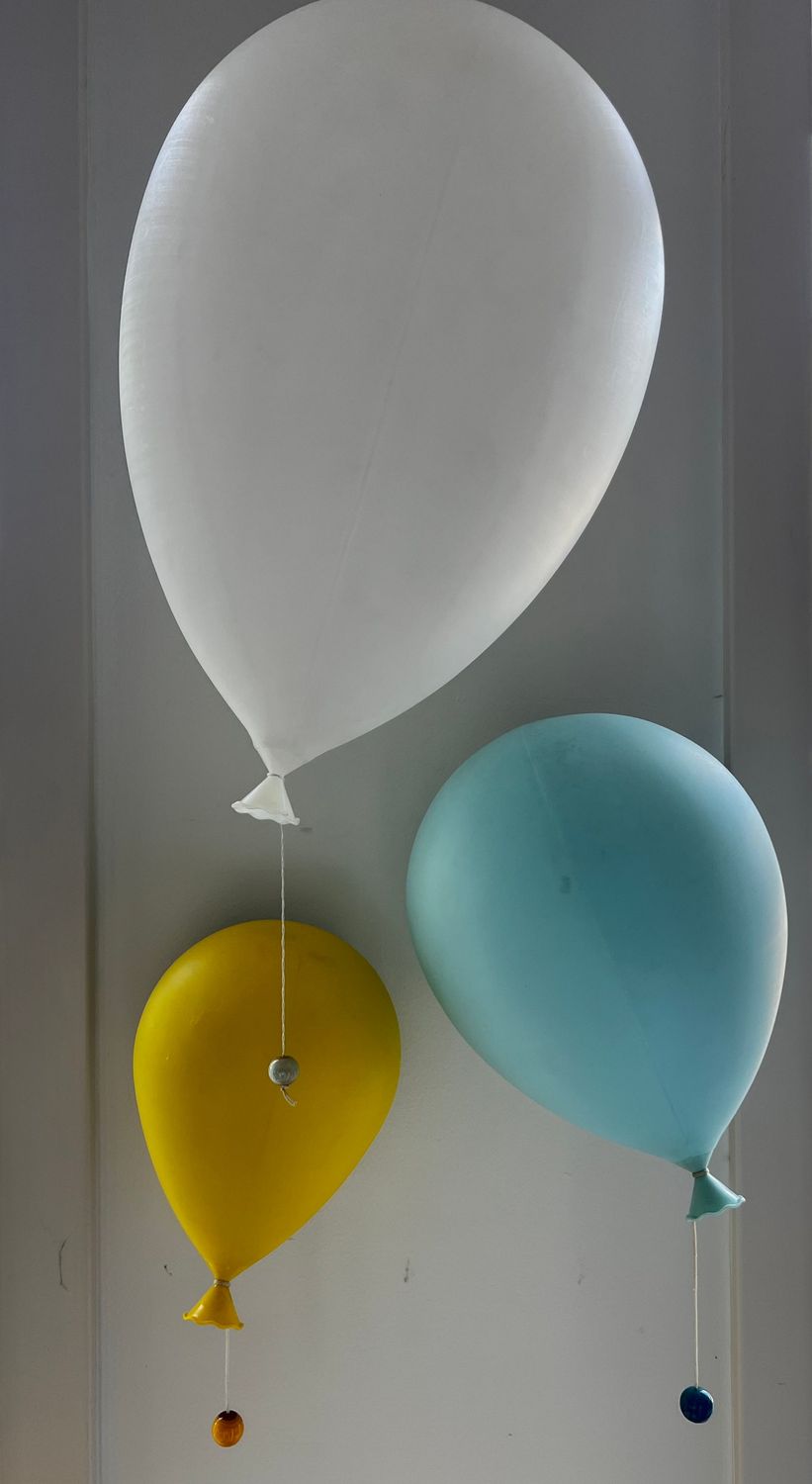 Yves Christin “Balloon” Wall Lights for Bilumen — Italy, 1980s