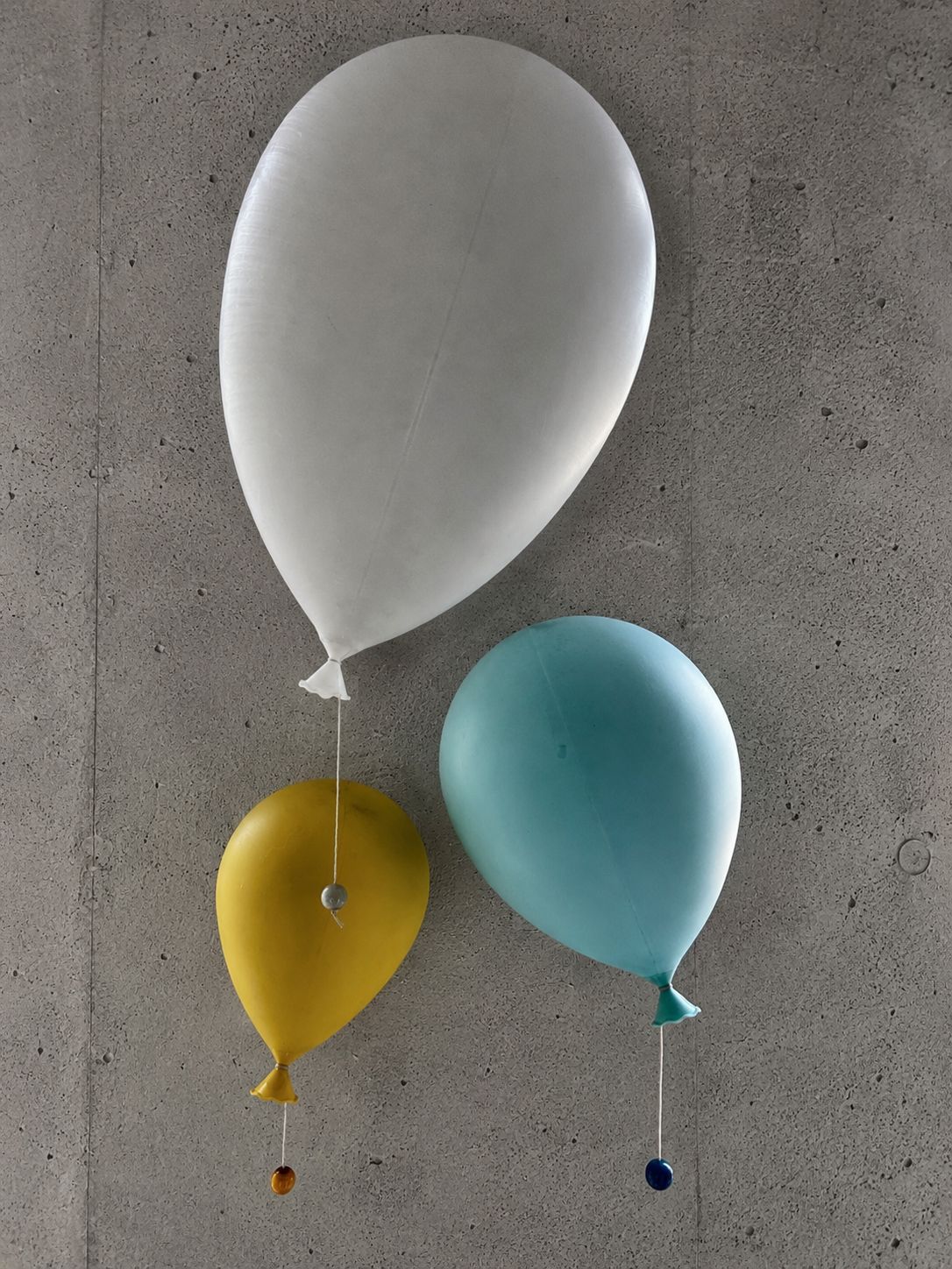 Yves Christin “Balloon” Wall Lights for Bilumen — Italy, 1980s