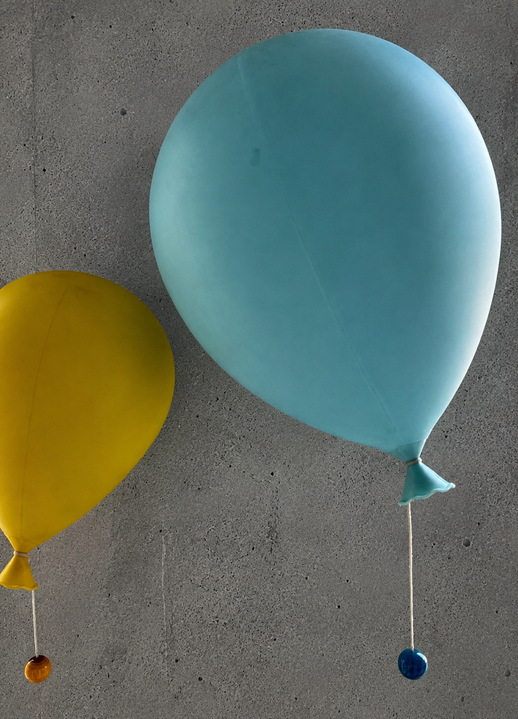 Yves Christin “Balloon” Wall Lights for Bilumen — Italy, 1980s