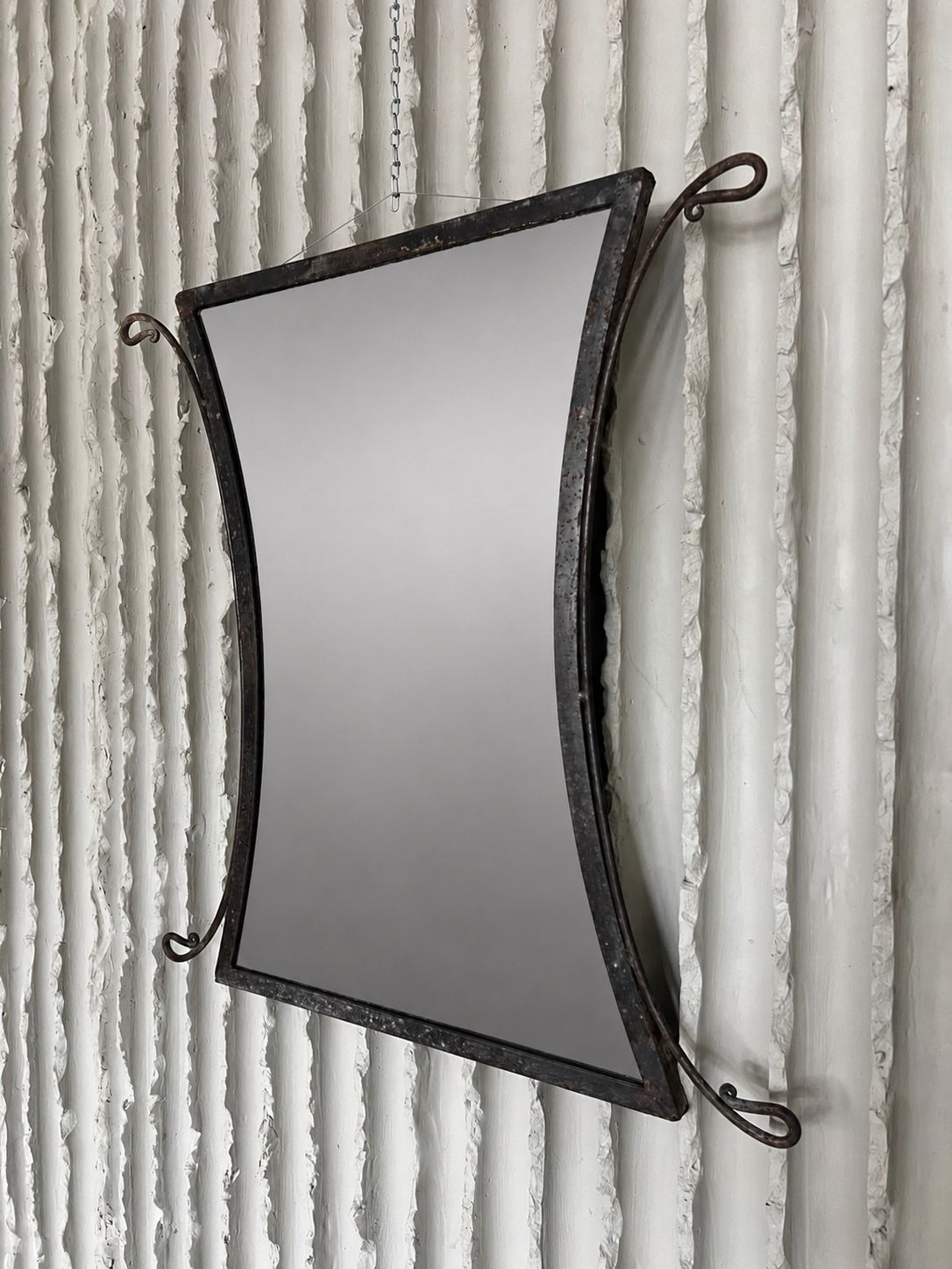 French Wrought-Iron Mirror