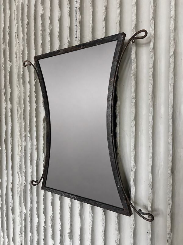French Wrought-Iron Mirror