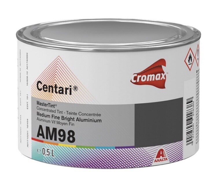 AM98 Centari® MasterTint® Aluminium Brillant Moyen Fin  0.5L
