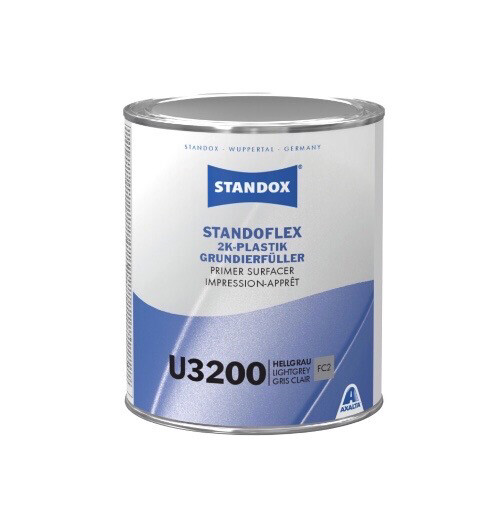 U3200 Standoflex Impression-Apprêt Plastique 2K 1:1 Gris Clair  1L