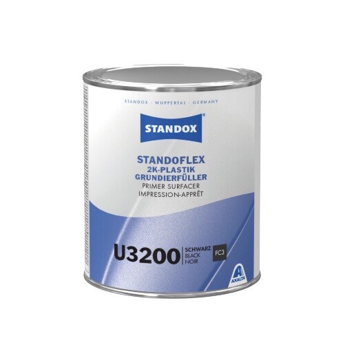 U3200 Standoflex Impression-Apprêt Plastique 2K 1:1 Noir  1L