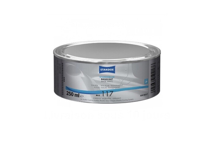 MIX 117 STANDOBLUE BASE MATE ROUGE NACRÉ TRANSPARENT  0.25L