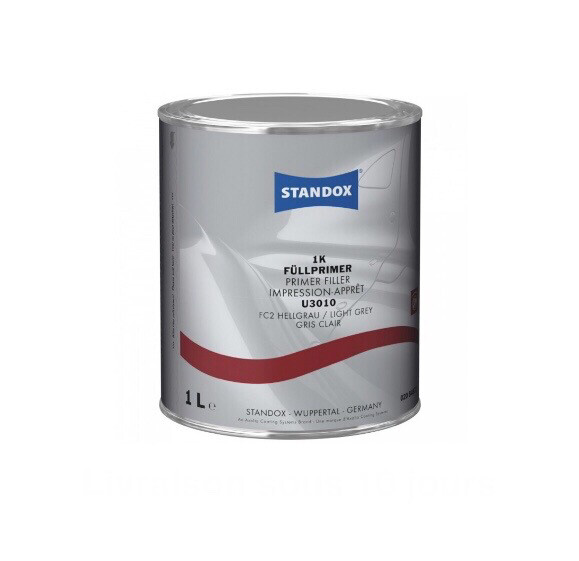 U3010 Standox Impression-Apprêt 1K Gris Clair 3.5L