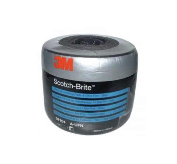 3M Rouleau de 35 coupes Pré-découpé Scotch Brite Gris Ultra Fine