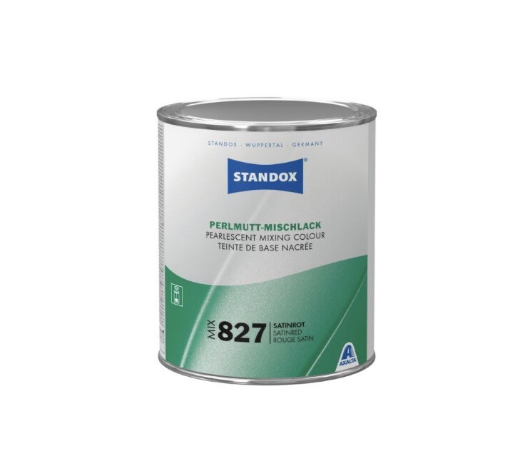 Basecoat Mix 827 Pearl Satin Rouge 1L 