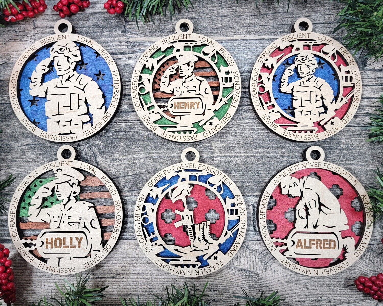 Military Ornament Collection: Marine-Inspired