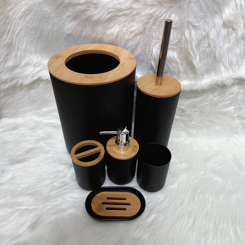 6 Pcs Bathroom Bin Set