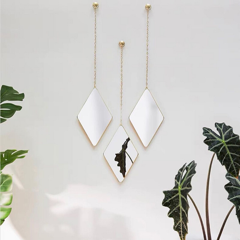 3 Piece Parallel Shaped Mirror Wall Art