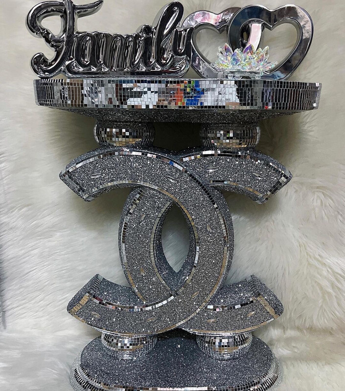 Branded Sparkle Entrance Table