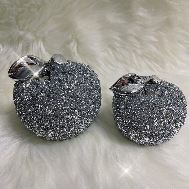 2pcs Sparkle Apple