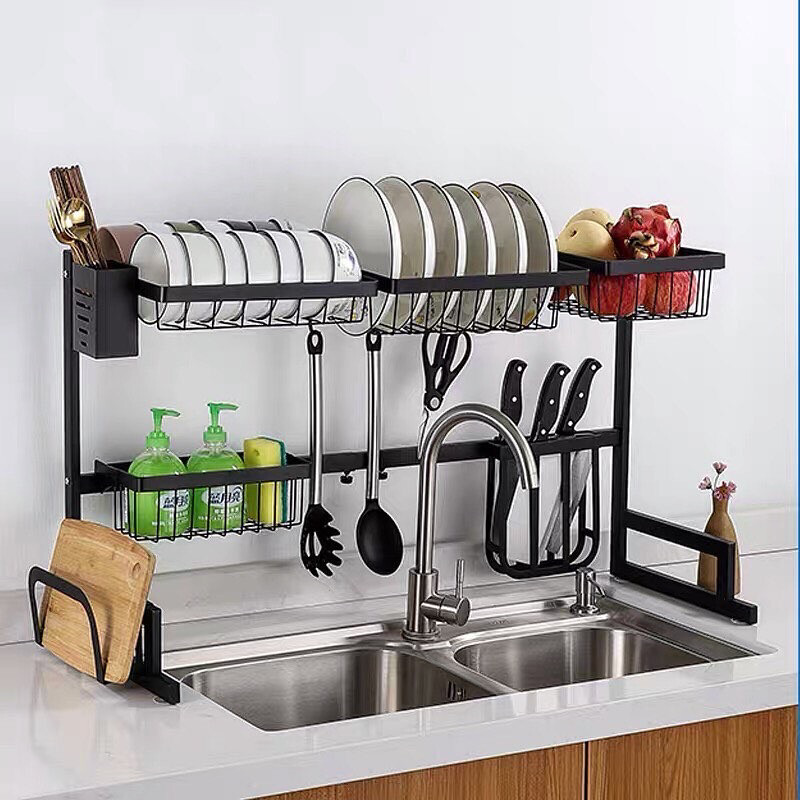 Overhead Iron Dish Drainer