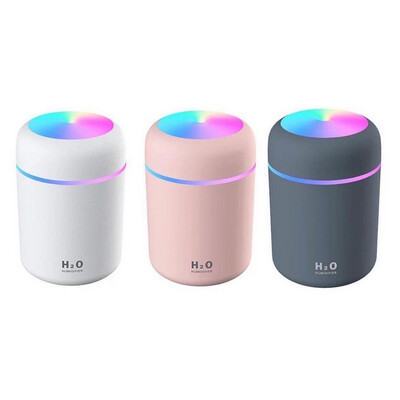 Mini Humidifier With Colored Light