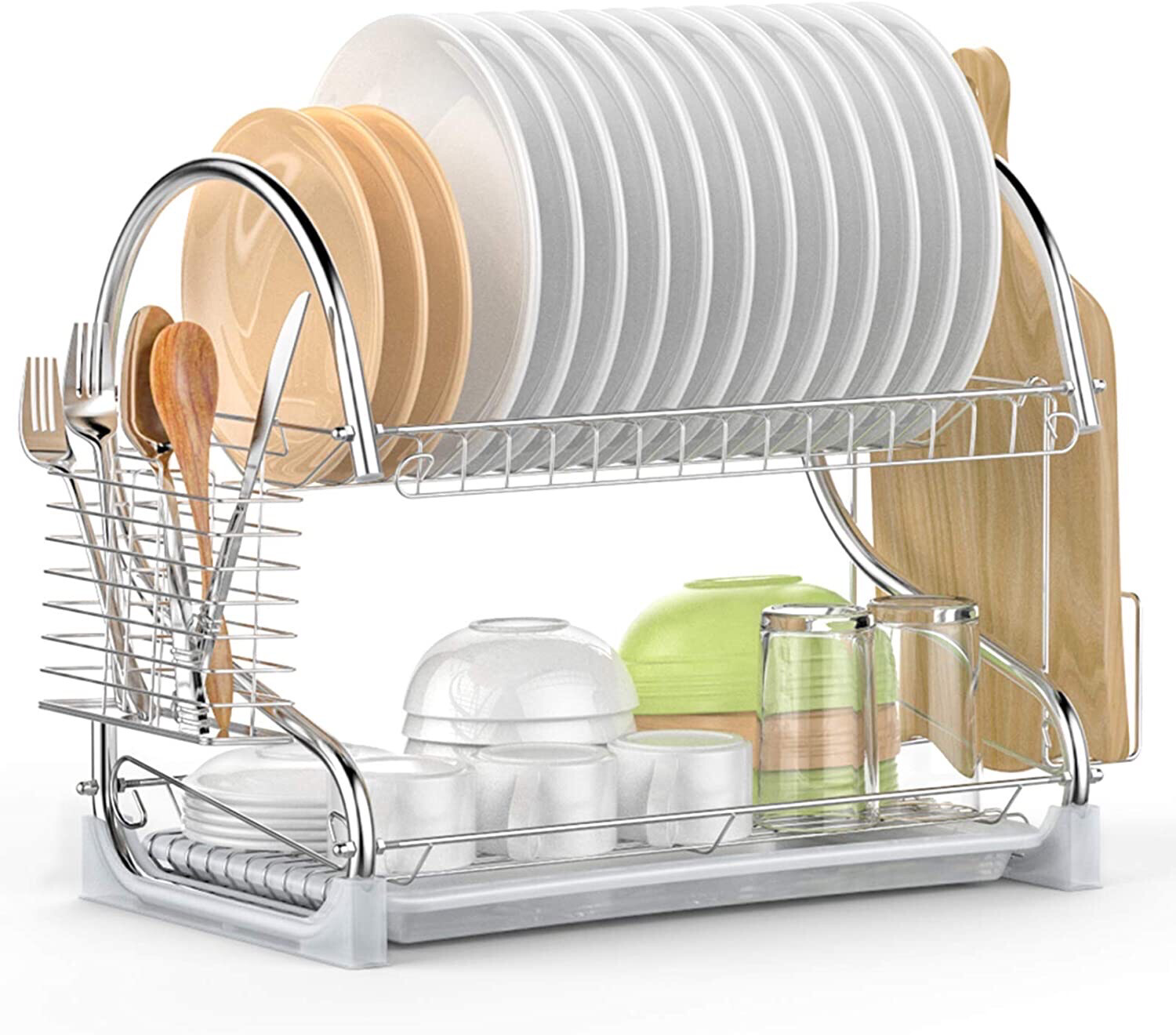 2 Tier Iron Dish Drainer