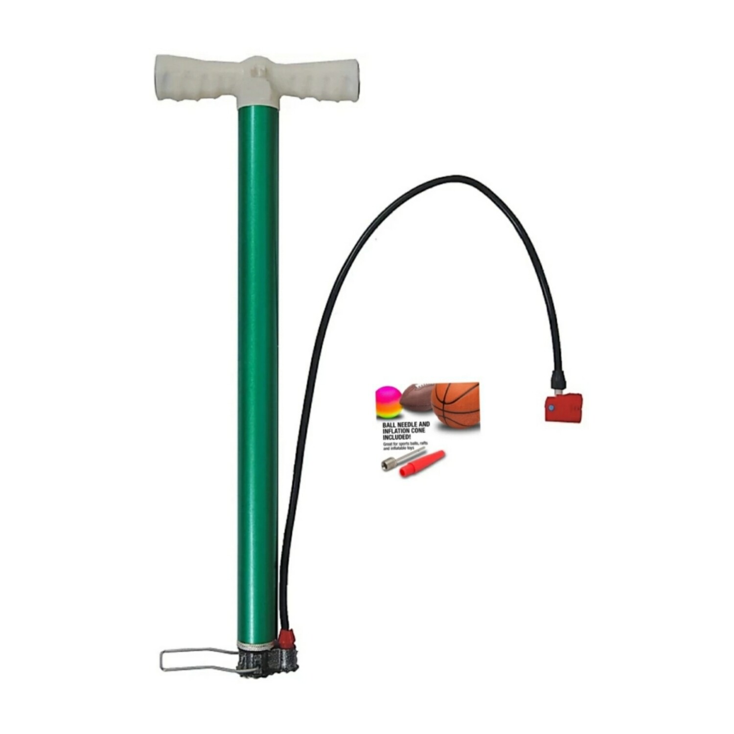 Air Pump for Car/Bike and Scooter/Bicycle/Football/Toys (Multi Color)