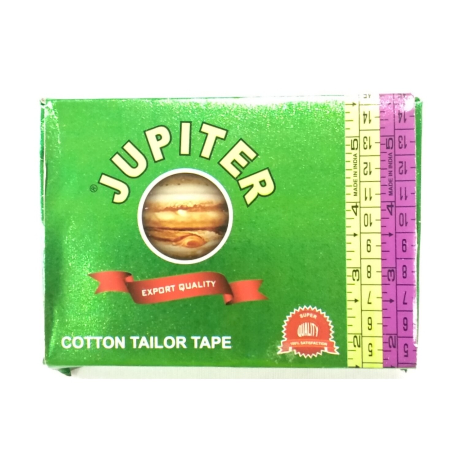 Jupiter Cotton Tailor Tape - 152cms - Random Colours - 3 Piece