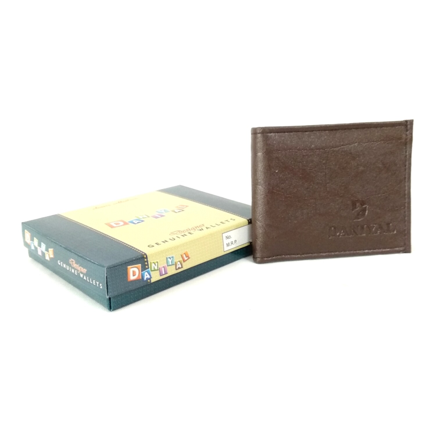 Daniyal Leather Designer Genuine Wallet For Men - Random Colour (Dark Brown/Brown)