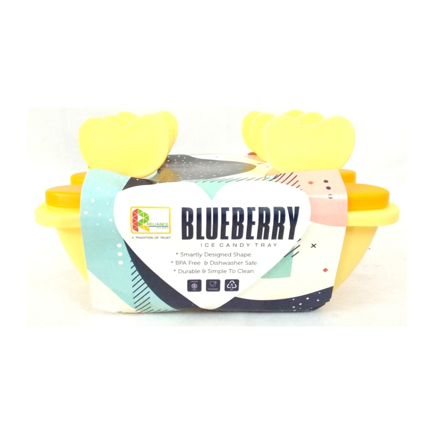 Blue Berry Ice Candy Tray - 6 Pcs Cubes