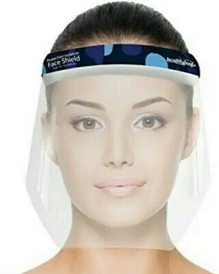 Face Protector Anti Splash Protection Shield/ Helmet Visor Face Shield (Pack of 2)