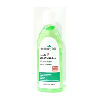 Herbal Tree Hand Cleansing Gel Kills 99.9% Of Germs With 72% Alcohol (200ml)