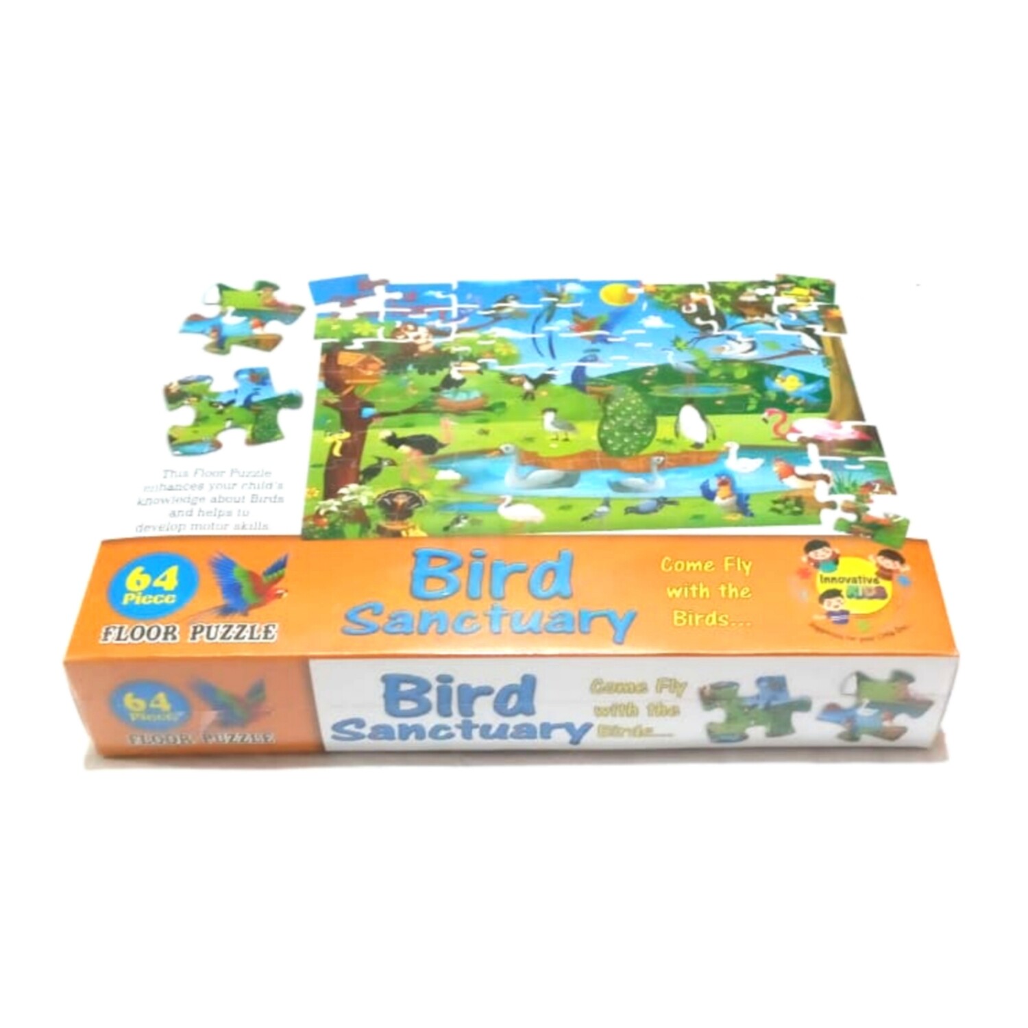 Innovative Kids Birds Sanctuary 64 Piece Floor Puzzle - Come Fly With The Birds
