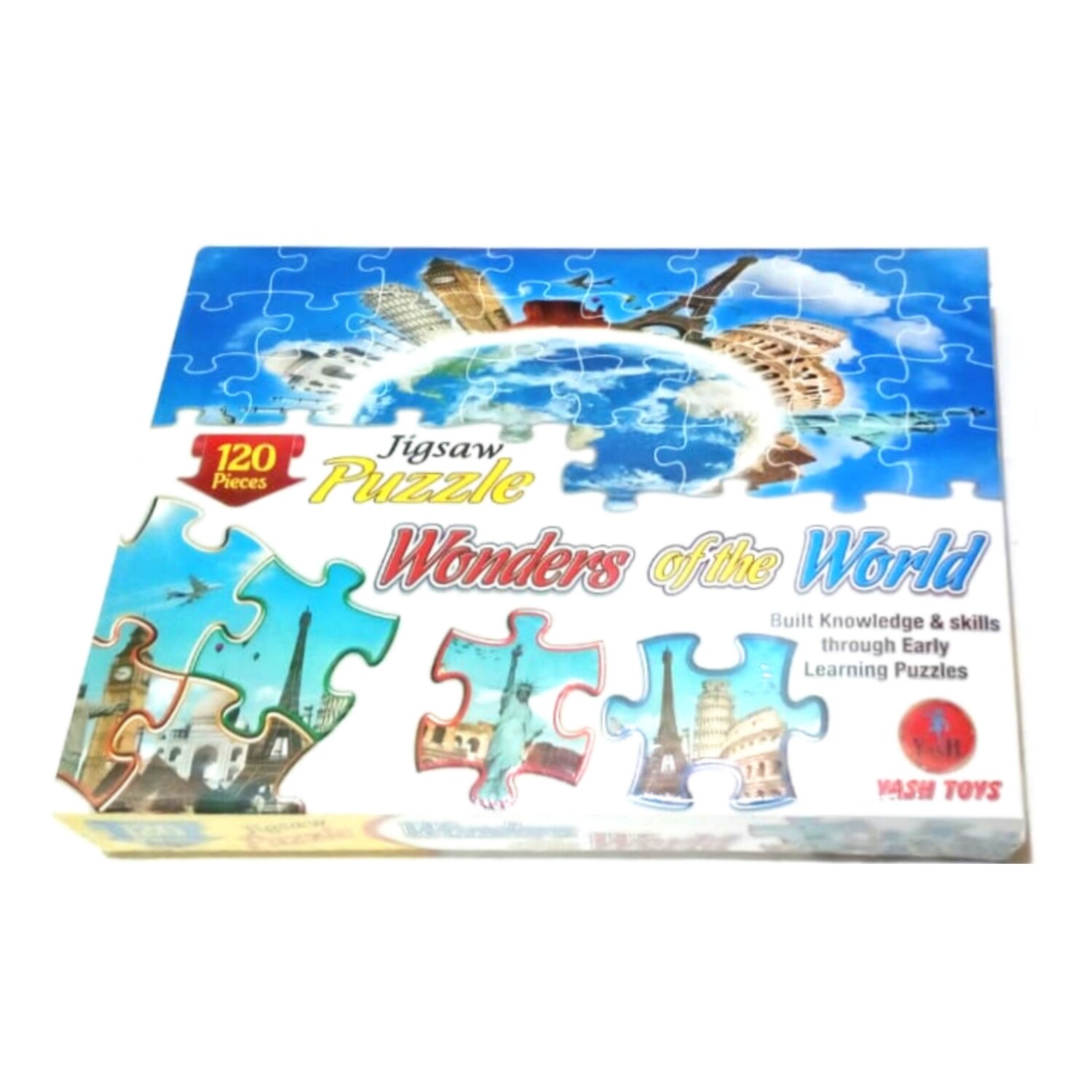 Yash Toys Jigsaw Puzzle Wonders Of The World - 120 Pieces