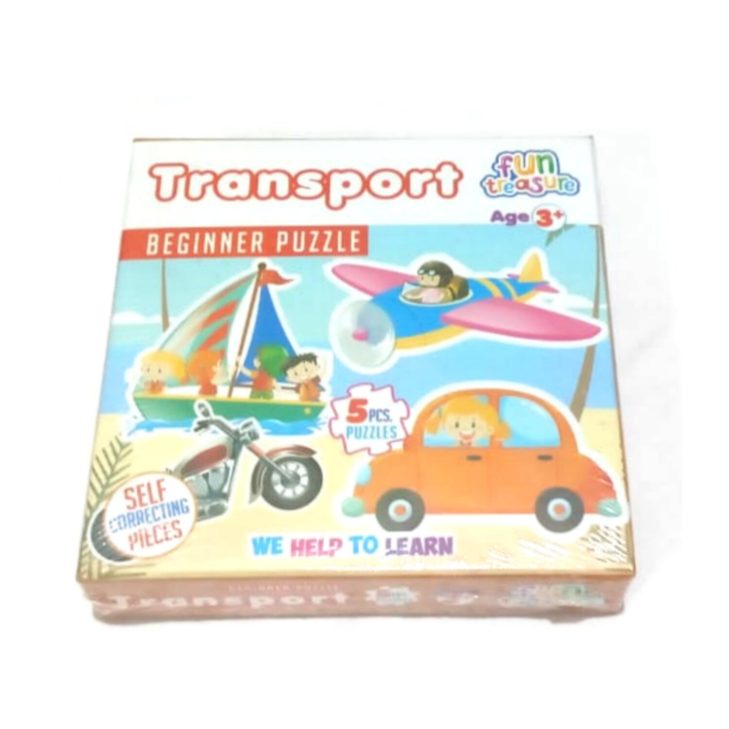 Fun Treasure Beginner Puzzle - Transport For Age 3+