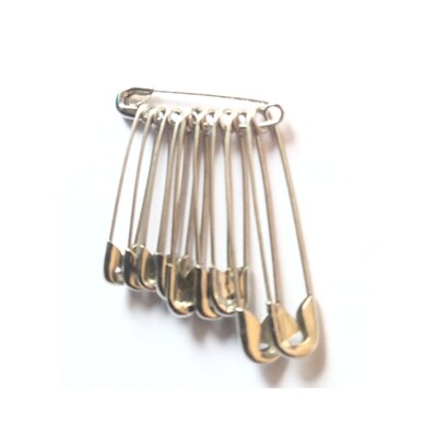 Somy Stainless Steel Safety Pins For Women, Girls (Set Of 50pcs, Mix Size)