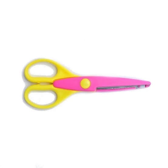 Zigzag scissors for Art and Craft - Set of 6 different Design Cuts