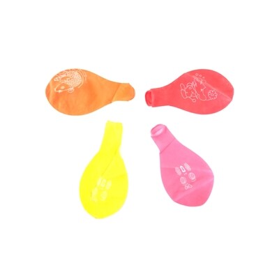 Tejal Happy Birthday Balloons assorted colours (printed - pack of 10)