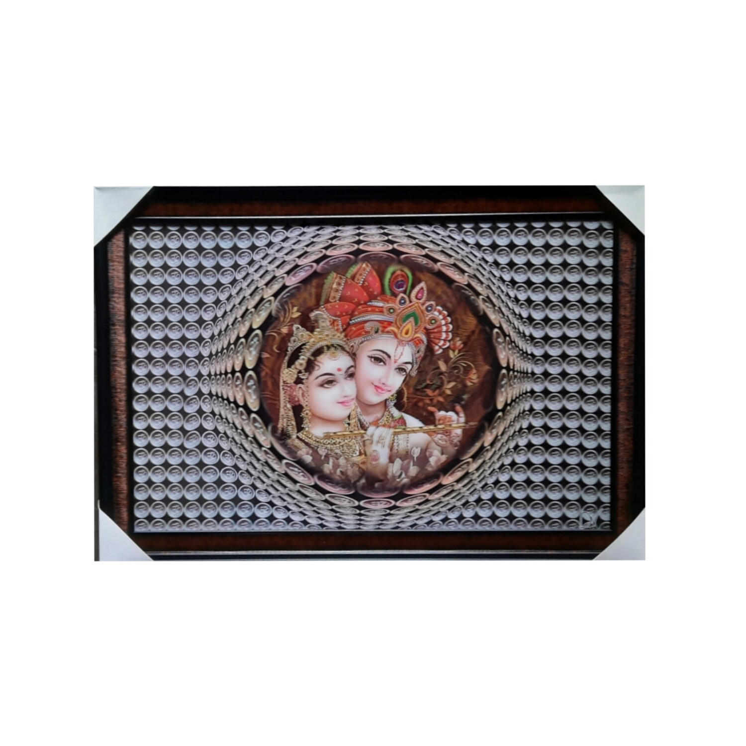 5 Dimensional Beautiful Radha Krishna 25 ×17.5 Inch Photo Frame